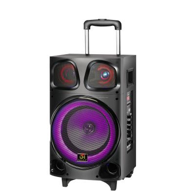 China 2021 new portable radio speaker 10 inch 300w home theater powered active speaker for sale