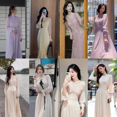 China Anti-wrinkle Women's New Fashion Chiffon Casual Dress for sale