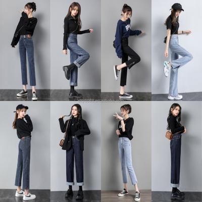 China High Quality Material Breathable New European And American Women's Casual Jeans High Waisted Shaping Tight Jeans for sale