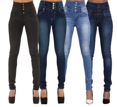 China Breathable Hot Selling 2023 Womens Jeans Solid Color Slim Fit Sexy High Waist Flare Pants Womens Trousers for sale