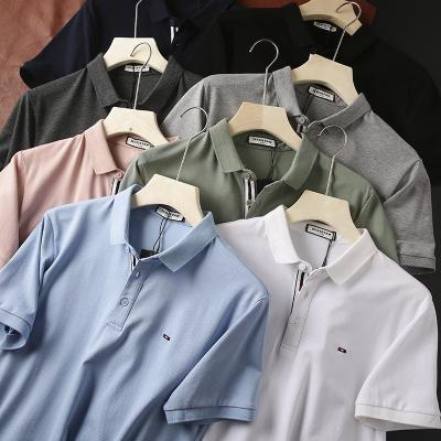 China high quality Anti-wrinkle polo t-shirt custom seamless simple golf mask men's polo shirt for sale