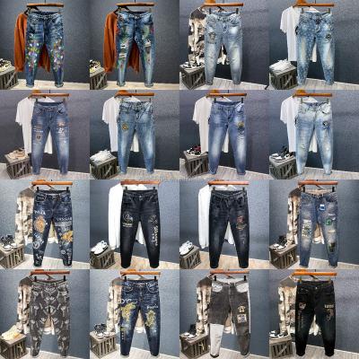 China 2023 Wholesale men's business men's jeans factory direct sales breathable casual fit jeans for sale