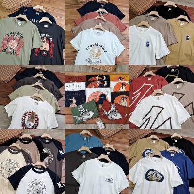 China Wholesale anti-shrink European and American short sleeved T-shirt men's retro sleeved T-shirt half oversized street style for sale