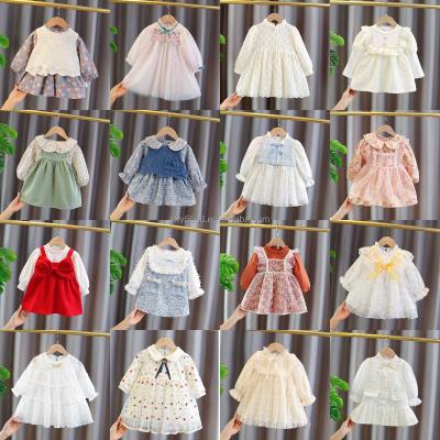 China Autumn Season Little Girls 2023 Girls Dress and Princess Dress Wholesale Breathable Spring for sale