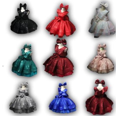 China Children's Breathable Lolita Lace Princess Tulle Baptist Party Summer Toddler Girl Dress for sale