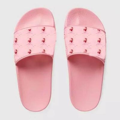 China CUSHIONING Designer brand G LOGO sandalias ladies slippers shoes and sandals gift box of the latest slips new style casual ladies sliperely for sale