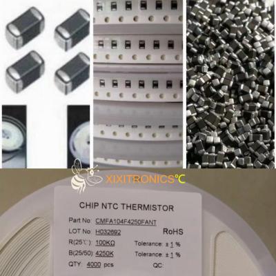 China SMD 0603 100K 4250 Chip Style NTC Thermistor For Temperature Sensing for sale