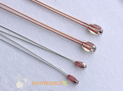 China Het radiale Glas bedekte Chip Thermistors voor de reeks van AIRMATIC MF57 met Hoofdgrootte 1.6mm & 2.3mm met een laag Te koop