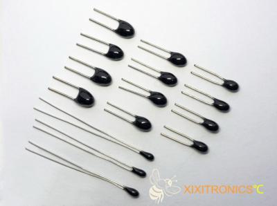 China Custom Leads Cutting NTC Epoxy Coated Thermistors MF5A-2 10K 3435 3977 for sale