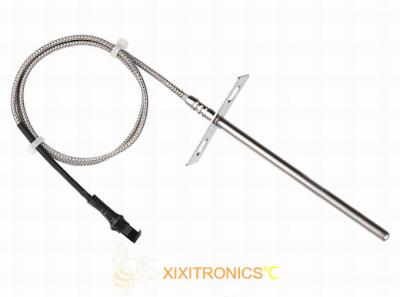 China 4 Wire High Temperature Flanged RTD PT1000 Probe For Electric Oven for sale