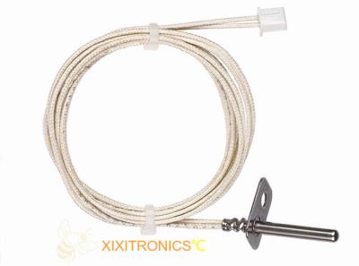 China Glass Fiber Mica Platinum RTD Temperature Sensors For Steam Oven and Grill for sale