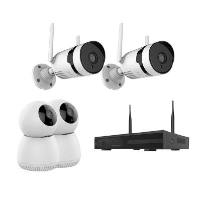 China 3MP 4 Smart Cameras Wireless NVR Cctv Kit Wifi Security Camera System for sale