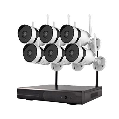 China 3mp 6 channels hd home outdoor waterproof Wireless Security Camera System for sale