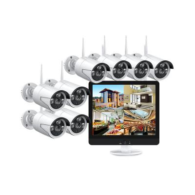 China 8CH 3MP Wifi Security Camera Surveillance Kit Outdoor Waterproof Wireless CCTV Camera System for sale