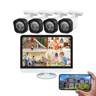 China 4CH 2MP/5MP Full HD Night Vision Cctv Camera System Security Ahd Camera Kit for sale