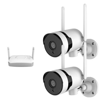 Cina OEM 2CH 1296P Outdoor HD Mini Ptz Cctv Surveillance Camera Wireless Auto Rotation 2 Camera Wifi in vendita