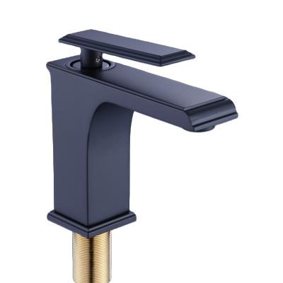 China CBM Thermostatic Faucets Swept Gold Faucet Hot And Cold Nordic Brass Bathroom Halter Creative Full Household Sink Faucet for sale