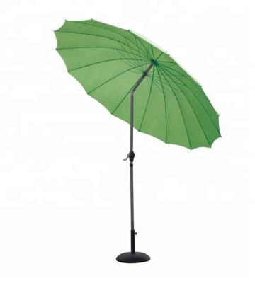 China Modern Green Shanghai Umbrella w/ Crank & Tilt, 107