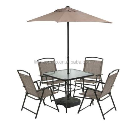 China 7-Piece Modern Outdoor Dining Set for sale