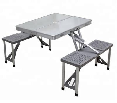 China Retro Picnic Modern Weather Aluminum Portable Folding Table for sale