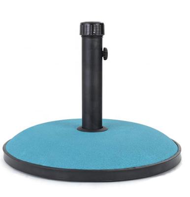 China Modern outdoor concrete and iron umbrella base for sale