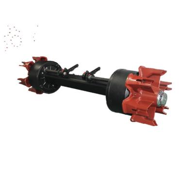 China New Products Steel Cultivate Trailer Trailer Steering Tricycle Differential Axle for sale