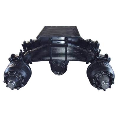 China Steel Trailer AXLE Germany Type Bogie Suspension 24t 28t 32t for sale