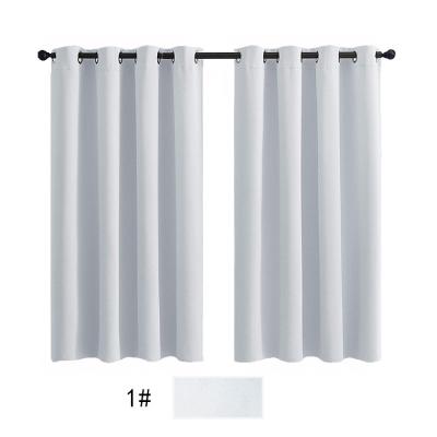 China Blackout 2 Panels SOLID COLOR BLACKOUT DAMPER WINDOW CURTAIN for sale