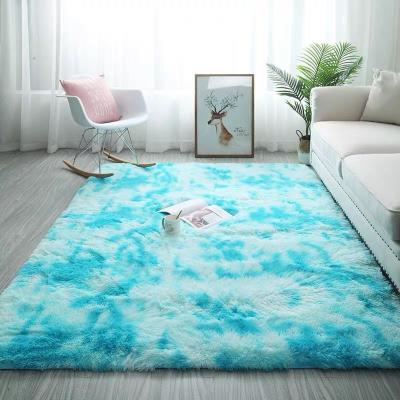 China Large Long Vloerkleed Hairy Rugs And Blankets Indoor Soft Shaggy Living Room Area Rug Washable Hot Sales Nordic Area for sale