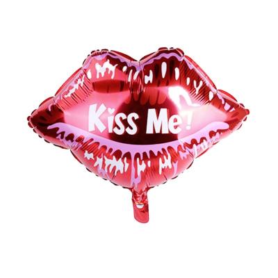 China Mylar Lip Shape Kiss Me To Foil Balloon Valentine's Day Helium Foil Balloon LOVE Wedding And Wedding Party Balloon Wholesale for sale