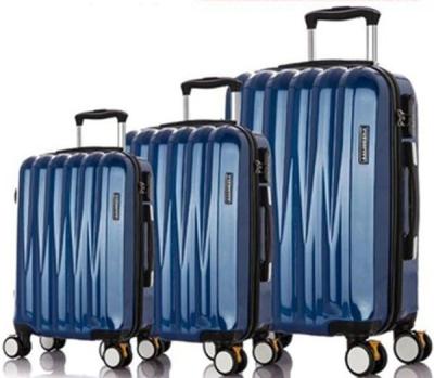 China Trip Newest Design Blue Sliver Black Hot Selling Trolley Luggage Bags for sale