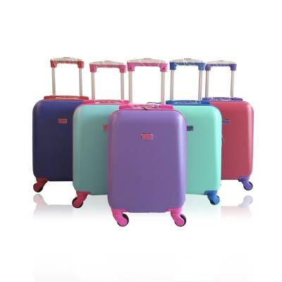 China ABS Most Grateful Sweet Kids Trolley ABS Suitcase Luggage Case Travel Bag for Children for sale