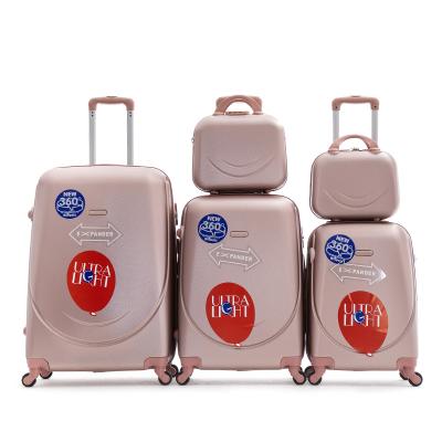 China EVA carry on trolley bags 5pcs luggage sets ladies hand bags case suitcase for sale