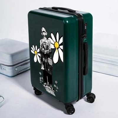 China ABS Unbreakable ABS Trolley Suitcases Printscreen Luggage Set Traveling Bag Hand Valiz Seti Koper Pesawat Sac De Voyage for sale