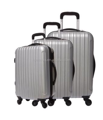 China ABS travel abs cabin size italian brand luggage stock lot luggage for sale