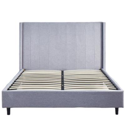 China Storage Hot Sales--Full Double Queen Fabric Bed Linen Frame For Sale for sale