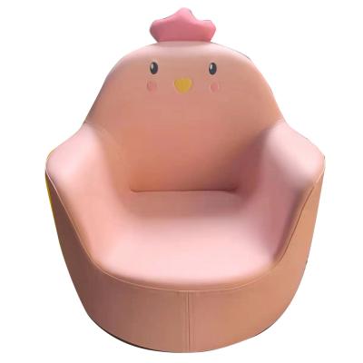 China Popular Cute Soft Environmental Leather Chair Soft Environmental Odorless Foam Material Kids Children Sofa for sale