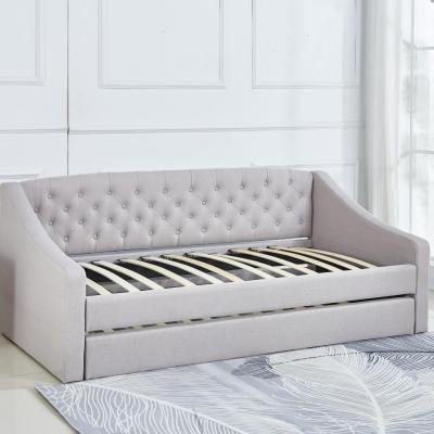 China Adorned 2020 Hot Sales--Fabric Daybed With Caster for sale