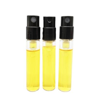 China 1.5ml 2ml 2.5ml Small Glass Bottle Perfume Tester Cosmetic Refillable Sample Vial Spray Bottle for sale