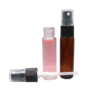 China 15ml 10ml Clear Bottle Essential Oils Spray Mist Bottle Cosmetic Empty Face Oil Glass Bottles Container For Perfume Maintenance Products for sale