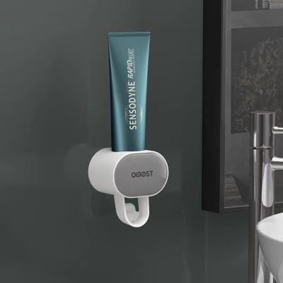 China OEM&ODM Modern Wall Mounted Extruded Plastic Toothpaste Dispenser Toothbrush Holder for sale