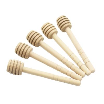 China Wooden Wooden Honey Dipper Stick Honey Sticks Mixing Stirrer Rod Cart Kitchen\restaurant\hotel 8cm 10cm 15cm 16cm for Dip Honey for sale