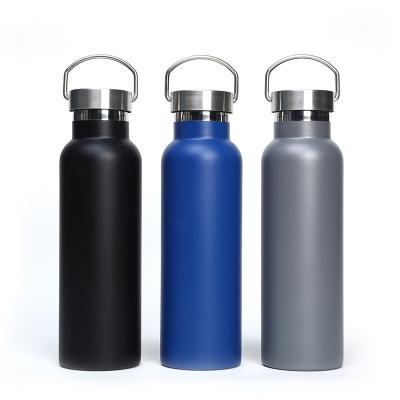 China Hot Selling Popular 32 Ounce PORTABLE Stainless Steel Water Bottle Wall Insulated Bamboo Double Lid for sale