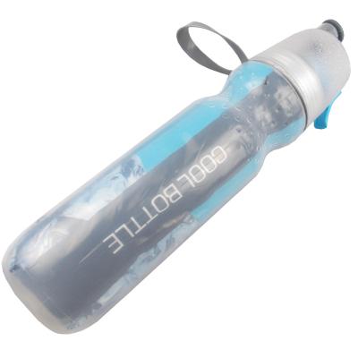 China Wholesale Viable Pop Up Soft Mouth Spray Bottle Plastic Lid PE Wide Mouth Sip Sports Squeeze Water Bottles for sale