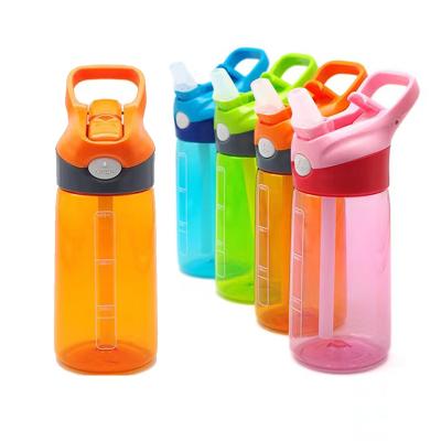 China Durable Plastic Outdoor Climbing Handle Lid 24oz 14oz Sport Straw Tritan Water Bottle for sale