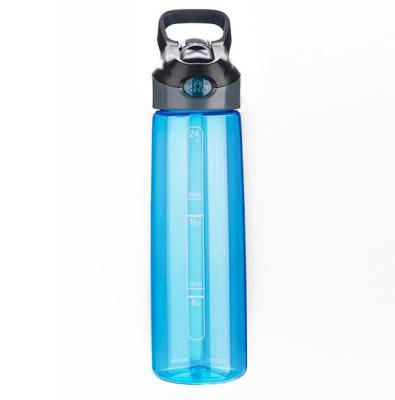 China Tritan Sustainable Plastic Water Bottle 700ml Sport Outdoor Rising Bottles For Adults for sale