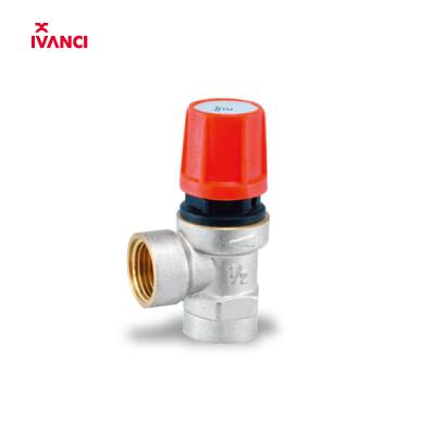 China IVANCI General Temperature And Pressure Spring Loaded Quick Opening Brass Boiler Safety Valve for sale