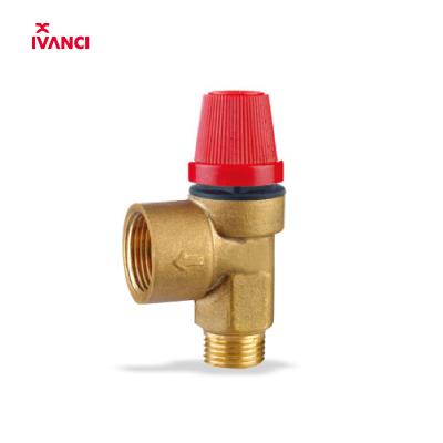 China General IVANCI Dual Function Brass Safety Valve Temperature And Pressure for sale