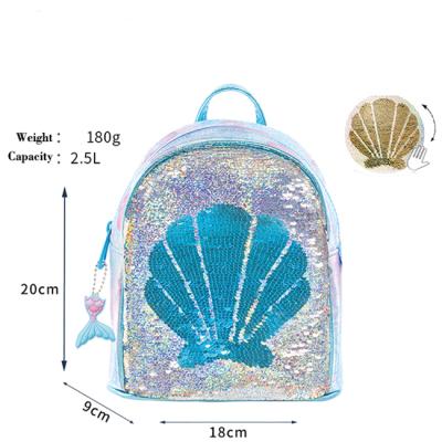 China Mini Kids School Backpack For Other Glitter Sequin Backpack To Mermaid Sequin Kids Girl Reversible Bag for sale