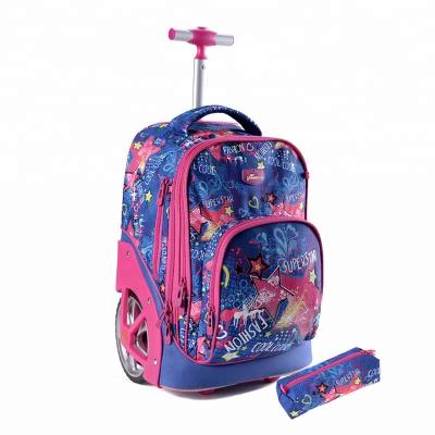 China High Quality Polyester Foil Trolley Backpack Smoothly for sale